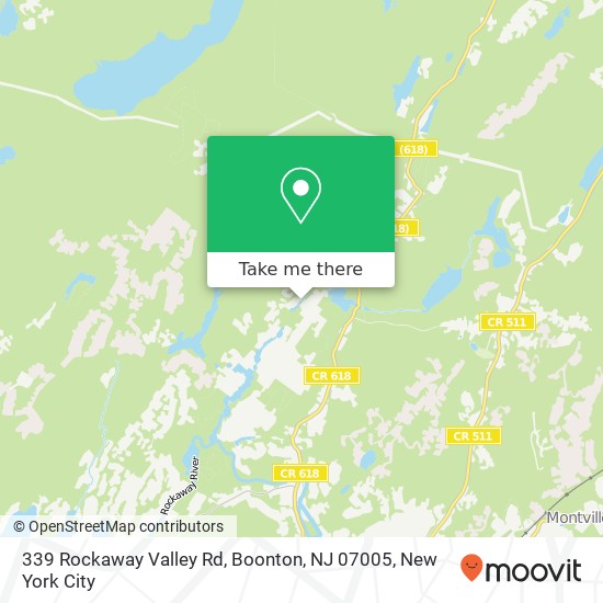 339 Rockaway Valley Rd, Boonton, NJ 07005 map