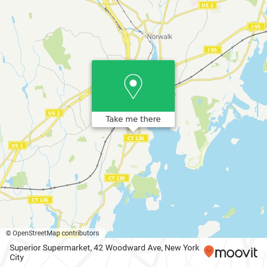 Mapa de Superior Supermarket, 42 Woodward Ave