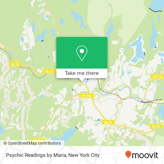 Psychic Readings by Maria map