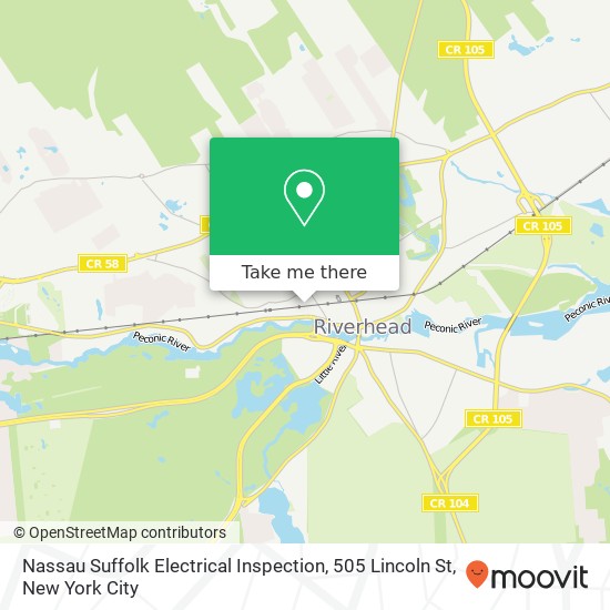 Nassau Suffolk Electrical Inspection, 505 Lincoln St map