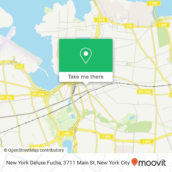 Mapa de New York Deluxe Fucha, 3711 Main St