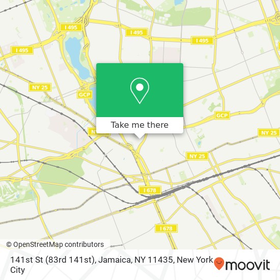 Mapa de 141st St (83rd 141st), Jamaica, NY 11435