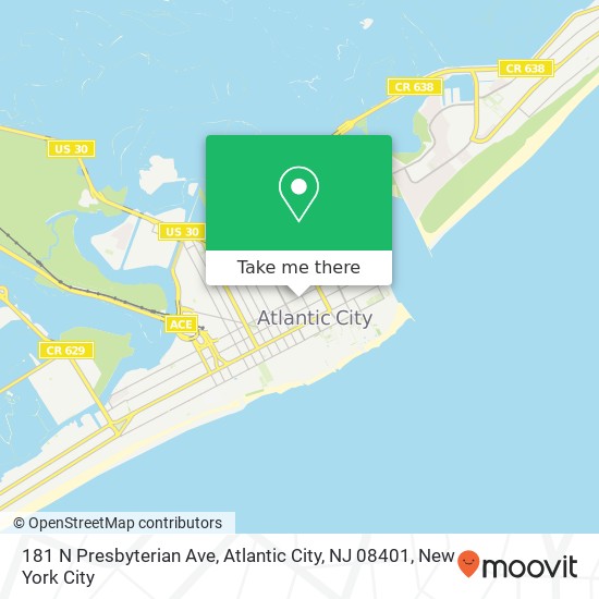 181 N Presbyterian Ave, Atlantic City, NJ 08401 map