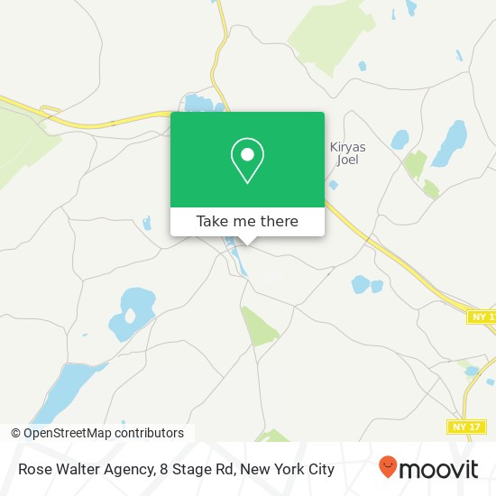 Rose Walter Agency, 8 Stage Rd map