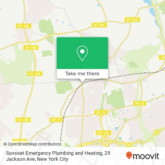 Syosset Emergency Plumbing and Heating, 29 Jackson Ave map