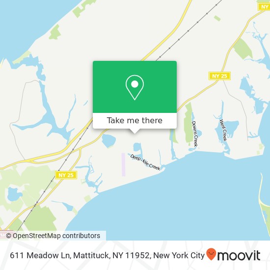 611 Meadow Ln, Mattituck, NY 11952 map