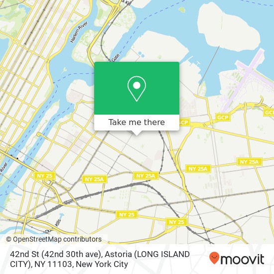 42nd St (42nd 30th ave), Astoria (LONG ISLAND CITY), NY 11103 map