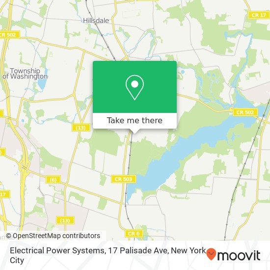 Mapa de Electrical Power Systems, 17 Palisade Ave