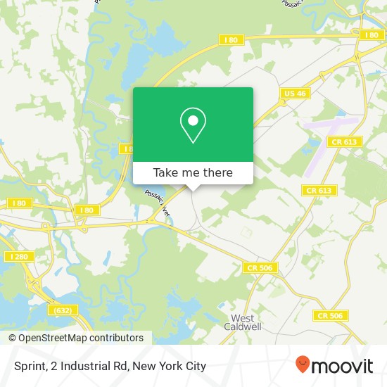 Mapa de Sprint, 2 Industrial Rd