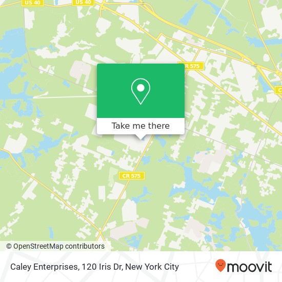 Mapa de Caley Enterprises, 120 Iris Dr