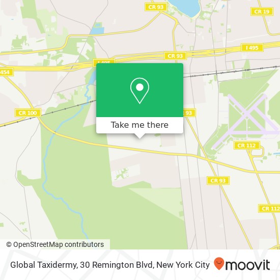 Global Taxidermy, 30 Remington Blvd map