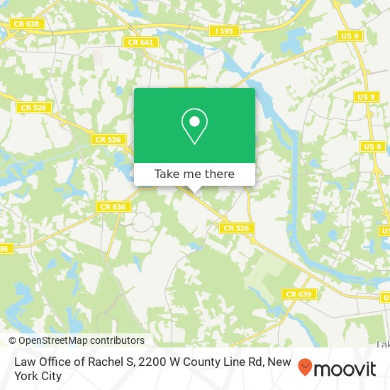 Law Office of Rachel S, 2200 W County Line Rd map