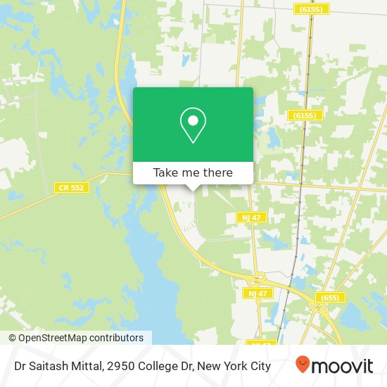 Dr Saitash Mittal, 2950 College Dr map