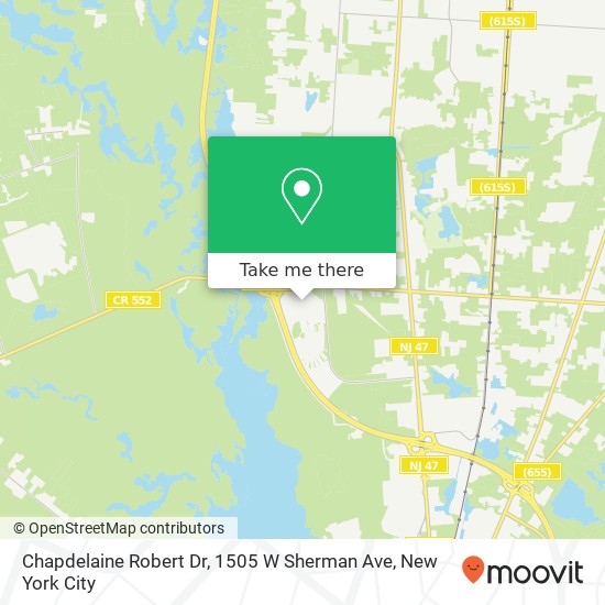 Chapdelaine Robert Dr, 1505 W Sherman Ave map