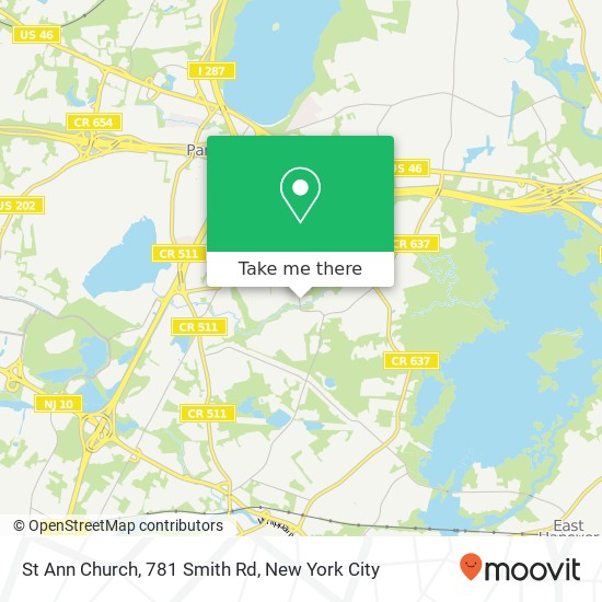 Mapa de St Ann Church, 781 Smith Rd