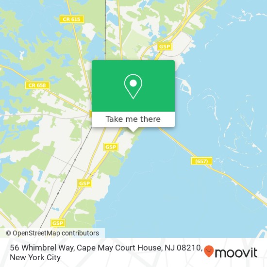 56 Whimbrel Way, Cape May Court House, NJ 08210 map
