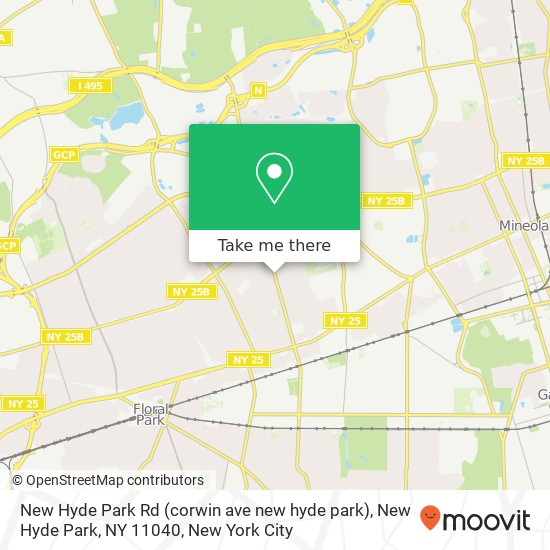 New Hyde Park Rd (corwin ave new hyde park), New Hyde Park, NY 11040 map
