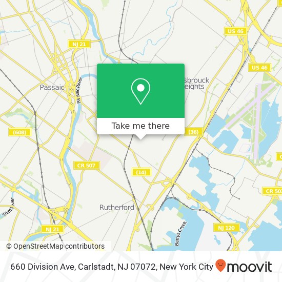 660 Division Ave, Carlstadt, NJ 07072 map