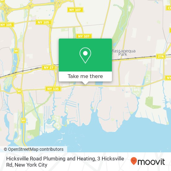 Hicksville Road Plumbing and Heating, 3 Hicksville Rd map