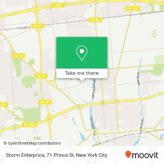 Storm Enterprice, 71 Prince St map