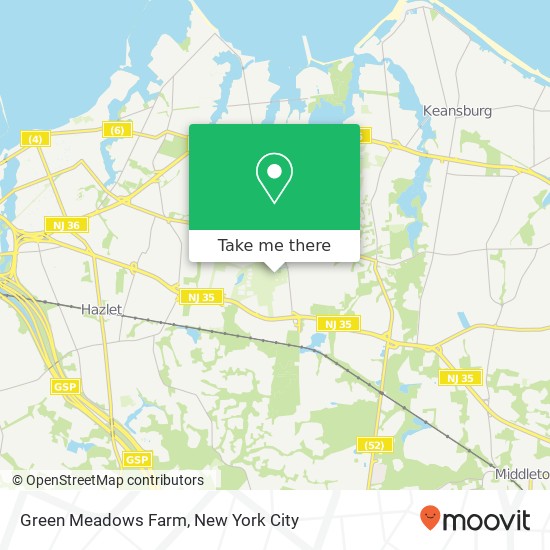Mapa de Green Meadows Farm
