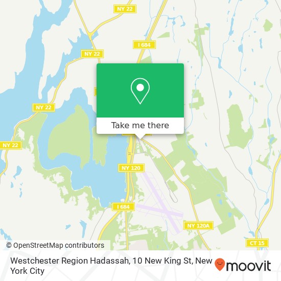 Mapa de Westchester Region Hadassah, 10 New King St
