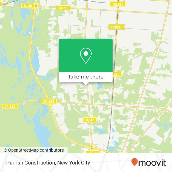 Mapa de Parrish Construction