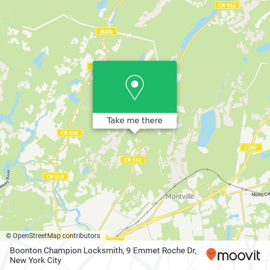 Boonton Champion Locksmith, 9 Emmet Roche Dr map