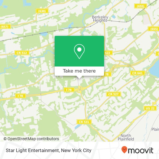 Star Light Entertainment map