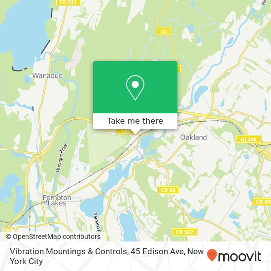 Vibration Mountings & Controls, 45 Edison Ave map