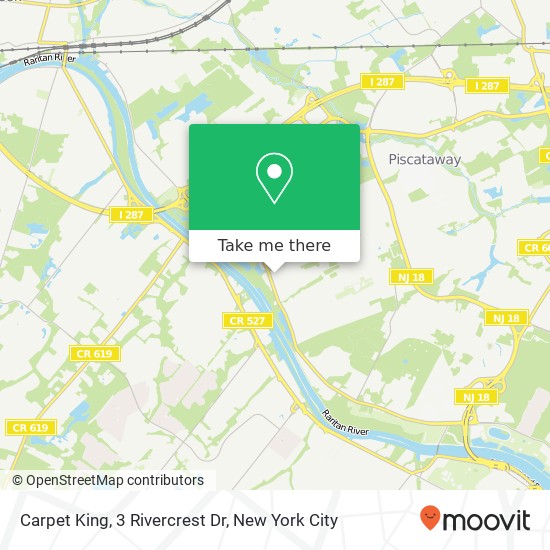 Carpet King, 3 Rivercrest Dr map