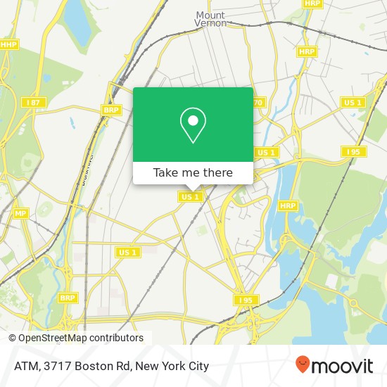 Mapa de ATM, 3717 Boston Rd