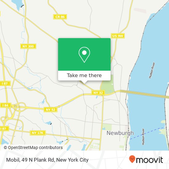 Mobil, 49 N Plank Rd map