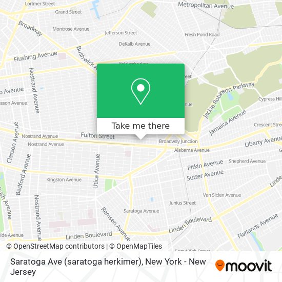 Saratoga Ave (saratoga herkimer) map
