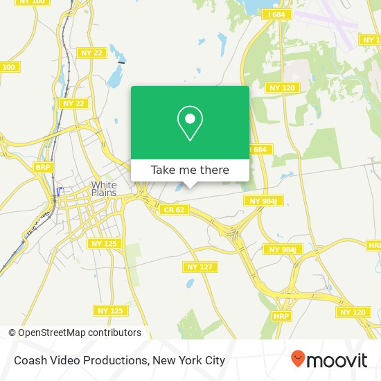 Coash Video Productions map