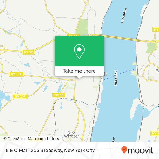E & O Mari, 256 Broadway map