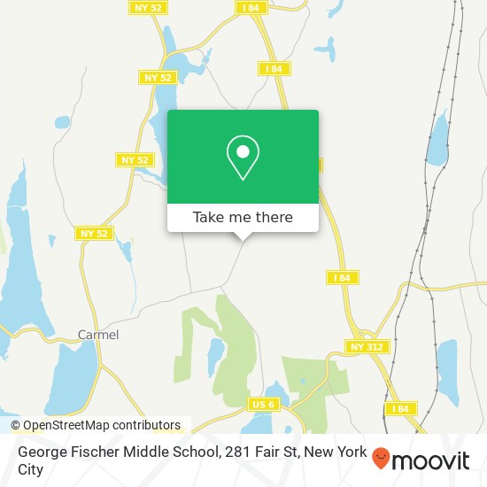 George Fischer Middle School, 281 Fair St map