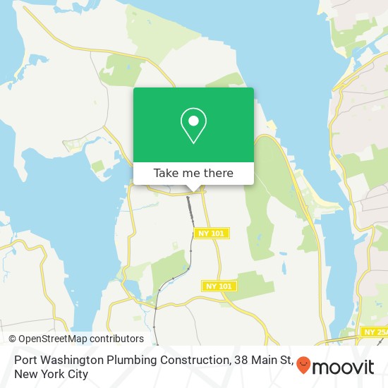 Port Washington Plumbing Construction, 38 Main St map