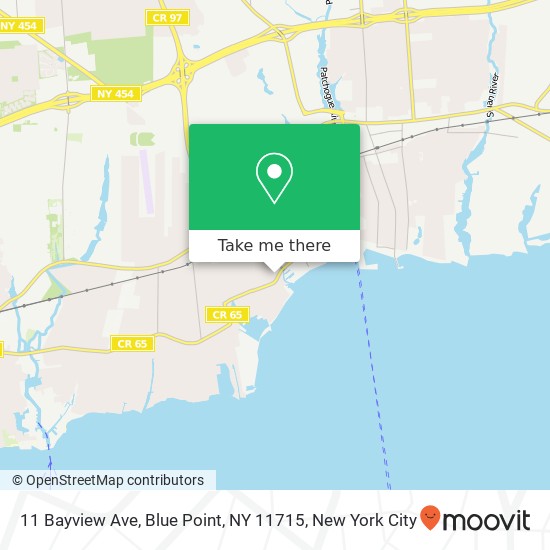 11 Bayview Ave, Blue Point, NY 11715 map