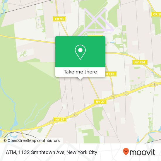 Mapa de ATM, 1132 Smithtown Ave