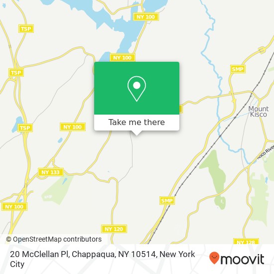Mapa de 20 McClellan Pl, Chappaqua, NY 10514