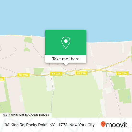 38 King Rd, Rocky Point, NY 11778 map