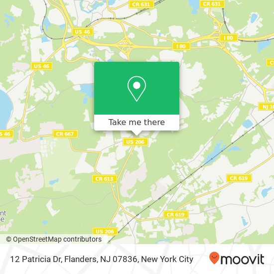 12 Patricia Dr, Flanders, NJ 07836 map