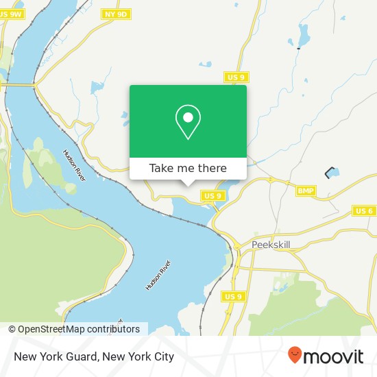 New York Guard map