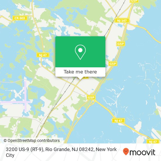 3200 US-9 (RT-9), Rio Grande, NJ 08242 map