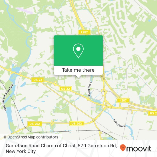 Mapa de Garretson Road Church of Christ, 570 Garretson Rd