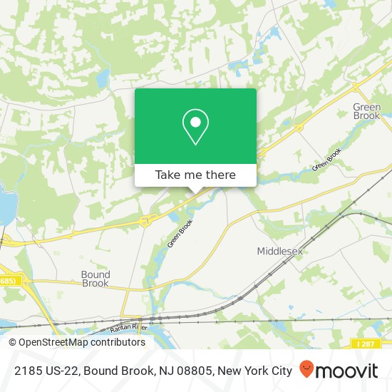 2185 US-22, Bound Brook, NJ 08805 map