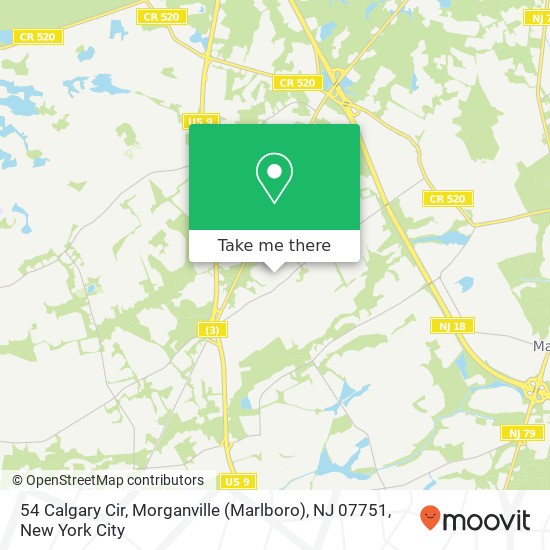 54 Calgary Cir, Morganville (Marlboro), NJ 07751 map