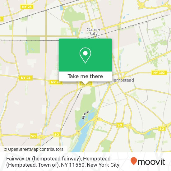 Fairway Dr (hempstead fairway), Hempstead (Hempstead, Town of), NY 11550 map