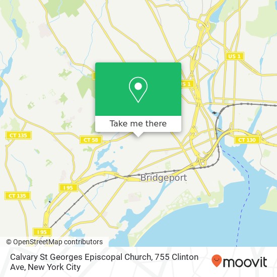 Mapa de Calvary St Georges Episcopal Church, 755 Clinton Ave
